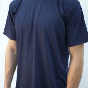 Camiseta Slim PV masculina m. curta, cor marinho noite